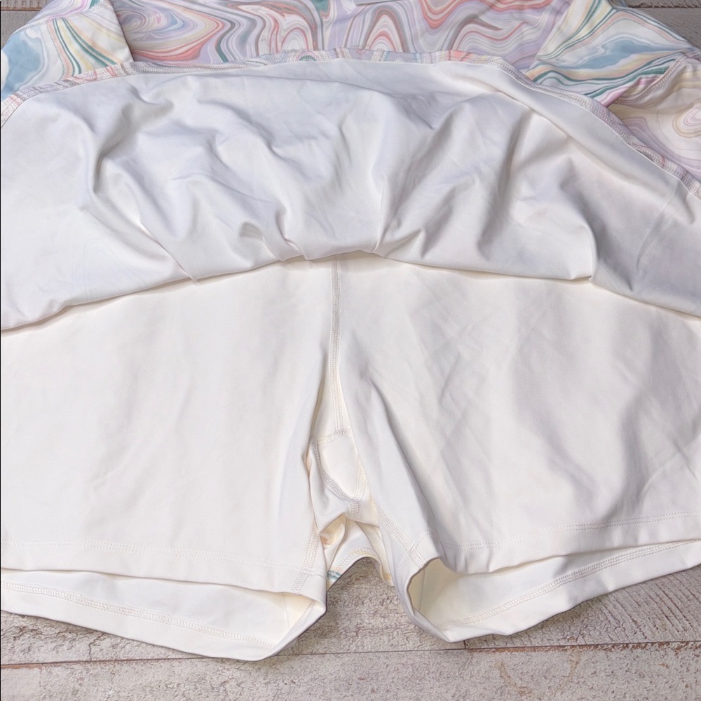 Old Navy High Rise Powersoft Swirl Marble Skort Go-dry 4X NWT!l - Picture 5 of 13